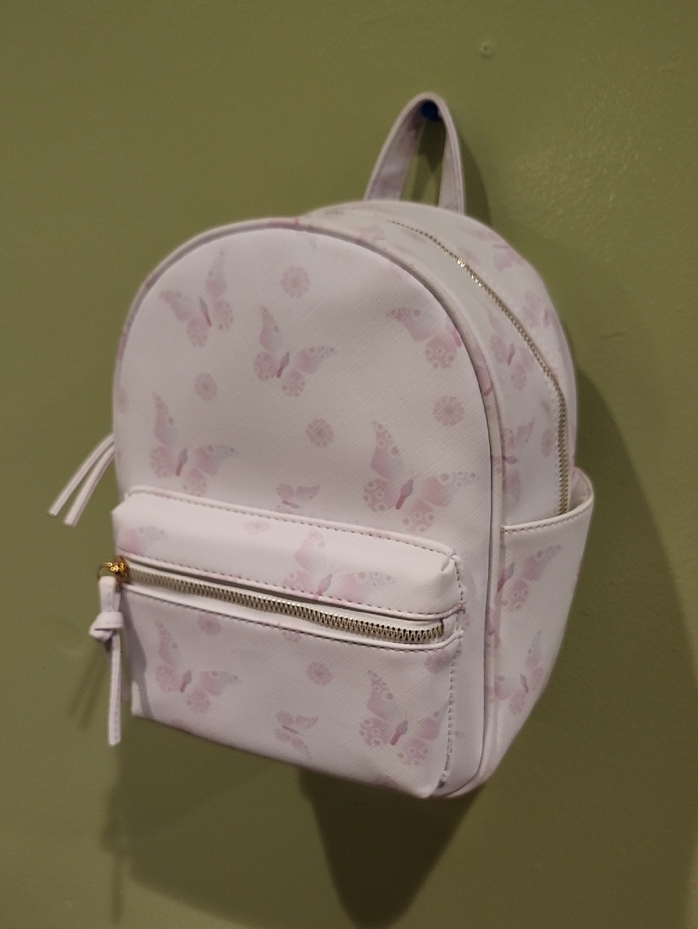 Pink Butterfly Mini Backpack - Picture 3 of 4